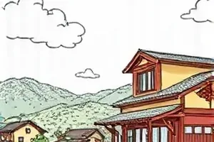 纸鸢侦探社的少年们在屋顶放飞带暗号风筝